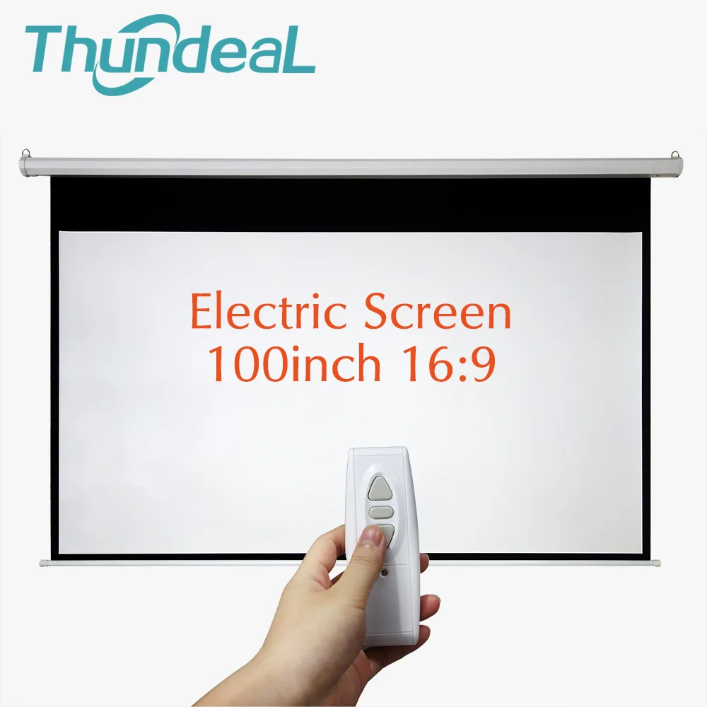 Электрический экран ThundeaL для проектора 100" 16:9|projection screen electric|projection screenprojector |