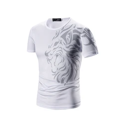 Mens Dragon Tattoos Printed T Shirt Summer Fashion Slim Fit Short Sleeve T-shirt Men Casual Tops Mens Dragon Tattoos Printed T Shirt Summer Fashion Slim Fit Short Sleeve T-shirt Men Casual Tops