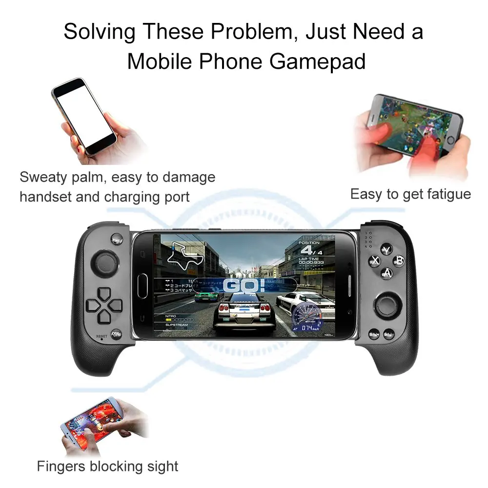 Мобильный игровой контроллер телескопический беспроводной Bluetooth