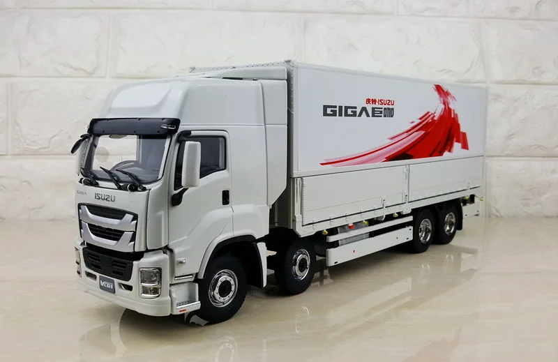 Изысканная модель из сплава в подарок 1: 1 ISUZU GIGA 4X2 Van Express контейнерный грузовик