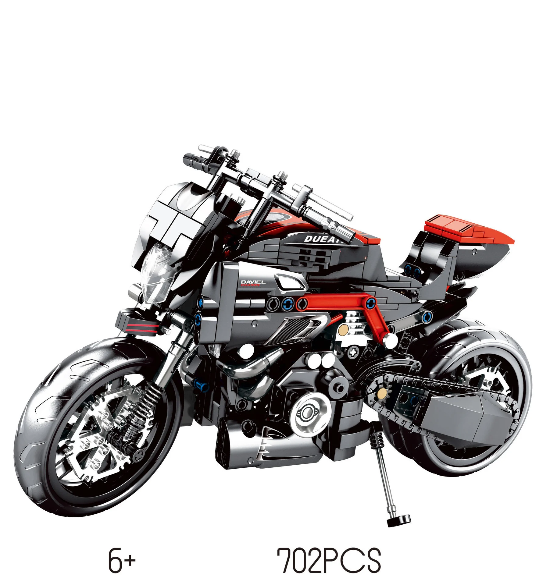 Совместимые с лего technic Creator эксперт городской полиции мотобайк комплекты