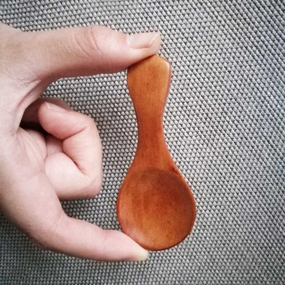 4 шт. детские деревянные ложки для кормления 8 см|wooden spoon|wooden baby spoonbaby wooden spoon |