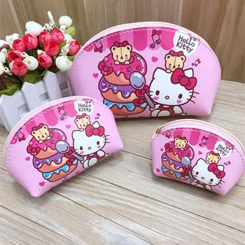 

Melody PU Leather Waterproof Cosmetic Bag Three-piece Travel Bag Lady's Fashion Portable Handbag