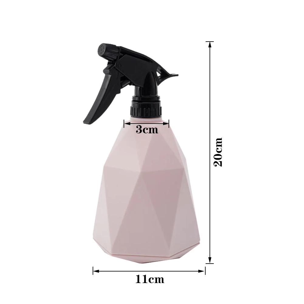600 ML Карамельный цвет поливальник для цветов Малый с ручным прижимом геометрический Форма распыляющая кастрюля открытый дом