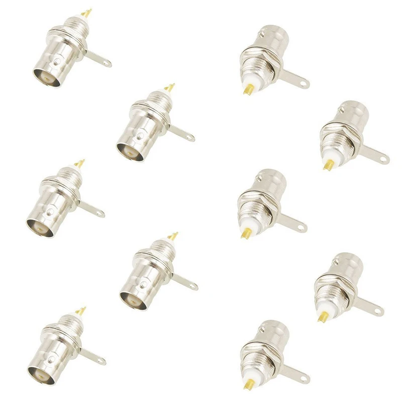 

Hot Selling Free shipping10 Pcs Soldering Twist Spring BNC Connector Jack for Coaxial RG59 cable CCTV Camera Accessories