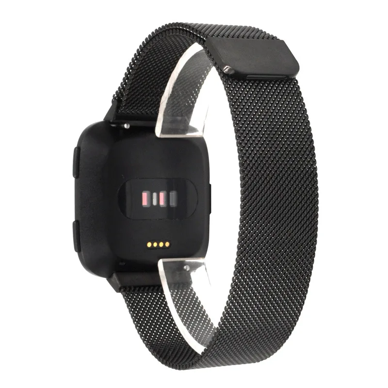 

Multi Colors Magnetic Watch Strap Two Length Rose Gold Milanese Bracelet Mesh Bands 22mm Watch Band for fitbit versa Smart Watch