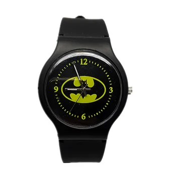 

2019 New kids watch kids cartoon batman watch cool rubber watch for kids boys and girls