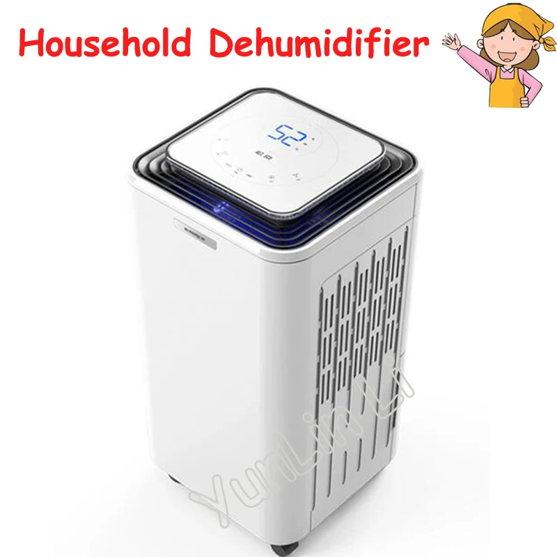 US $118.40 Household Dehumidifier Office High Power Air Dryer Mini Moisture Absorber Touch Screen Dehumidifier Clothes Dryer DH02
