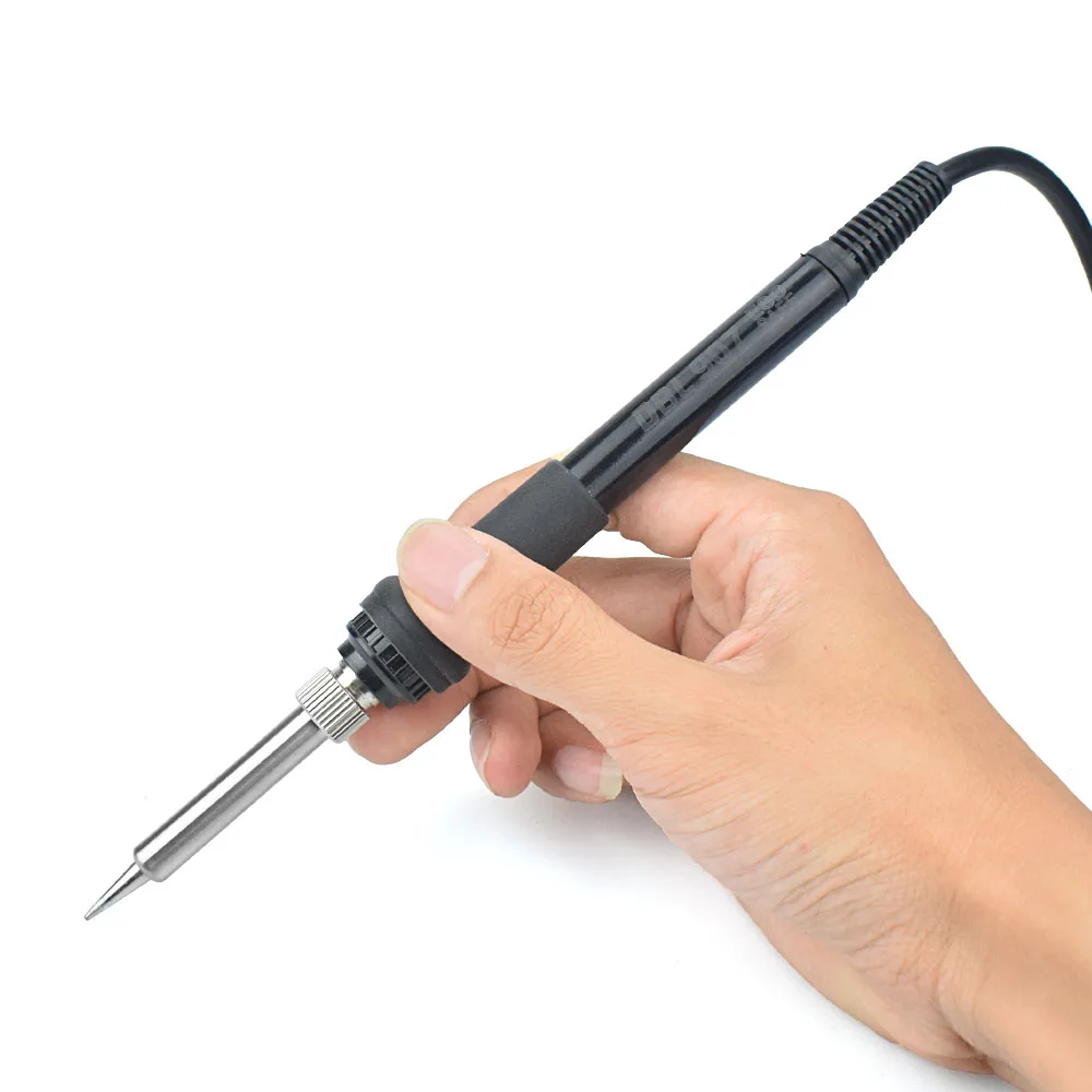 NEWACALOX 24 в 60 Вт 5pin железная ручка электрического паяльника универсальный для 8786 878D 898D паяльная станция Сварка ремонт инструмент