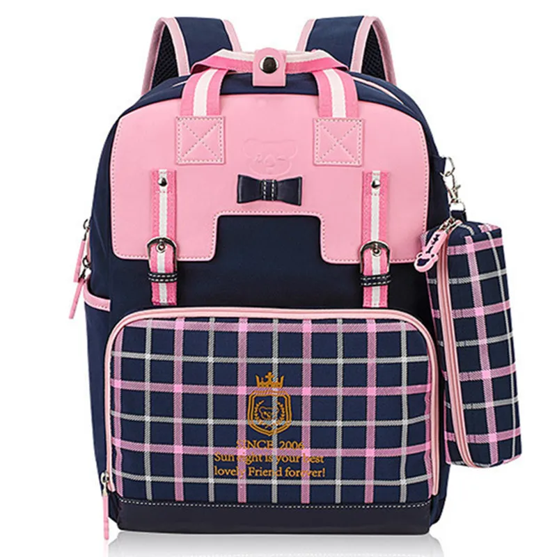 Многофункциональный брендовый наплечник, школьный рюкзак, модные корейские стильные школьные сумки для девочек-подростков, пенал