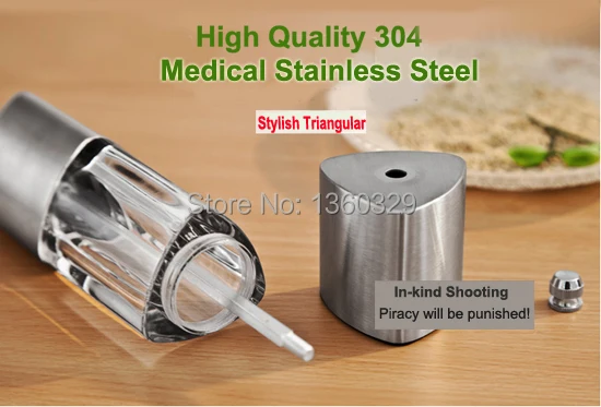

New Cooking Tools Triangular Salt Pepper Grinder Spice Shaker Condimentos Temperos Galheteiro Cruet Kitchen Accessory Churrasco