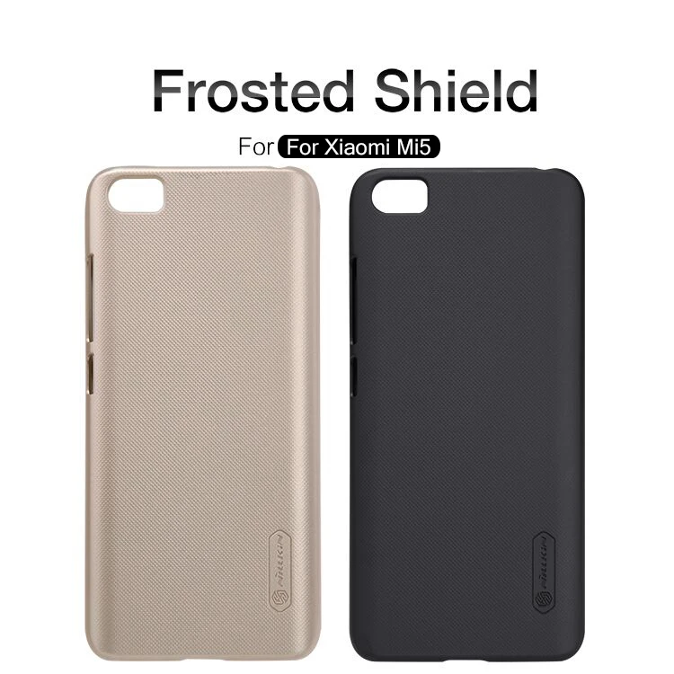

NILLKIN For xiaomi mi5 cover case 5.15 inch Matte PC hard plastic back cover With Gift Phone Holder for mi5 case
