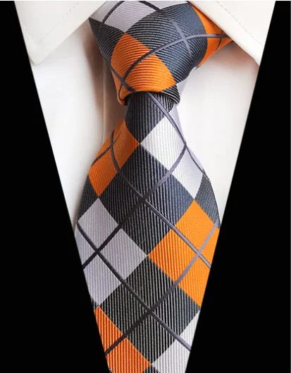 Новые Галстуки 8 см для мужчин, Классический Полосатый клетчатый Цветочный Пейсли галстук с геометрическим узором, деловые Свадебные вечерние жаккардовые галстуки - Цвет: YU-P18