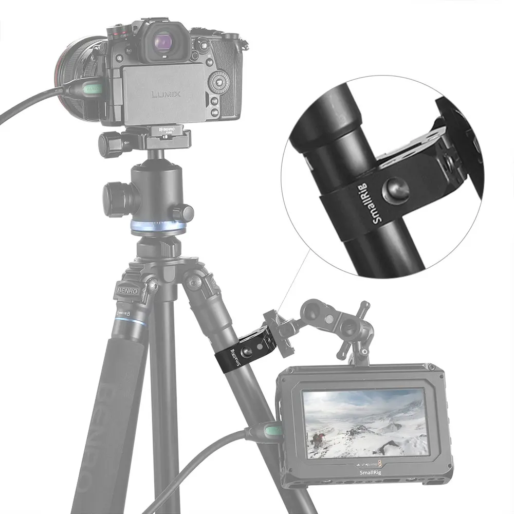 Super de Smallrig Localiza o Braço 10-55mm com 1 4 e Furo de Localização de Arri para o Trilho da Otan Braçadeira Arri Mágico Monitor Luz Haste-2220 - Que - Image 6