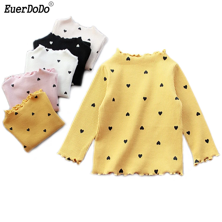

Long Sleeve T Shirts For Girls T-shirts Cotton Spring Autumn Sweatshirt Girl Blouse Kids T Shirt Children Top