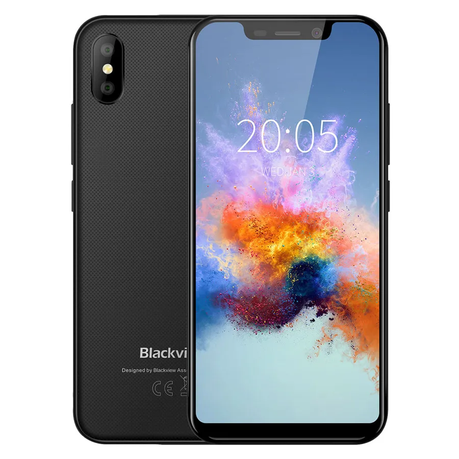 Blackview A30 2 Гб ОЗУ 16 Гб ПЗУ 5," 19:9 дисплей полный экран MT6580A четырехъядерный 8 Мп Android 8,1 3G мобильный телефон