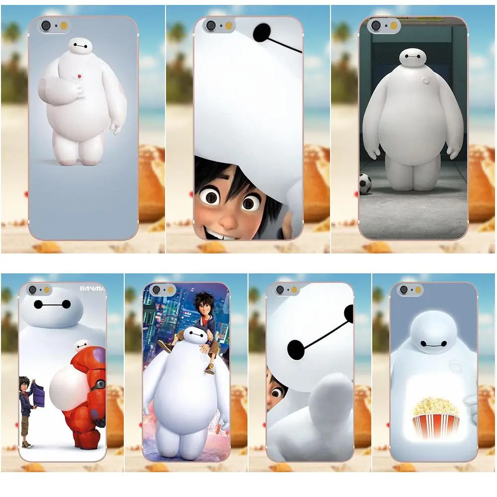 Oedmeb Big Hero Baymax ТПУ чехол для мобильного телефона iPhone X 4S 5S 5C SE 6 S 7 8 Plus Galaxy Note 5 S9 +