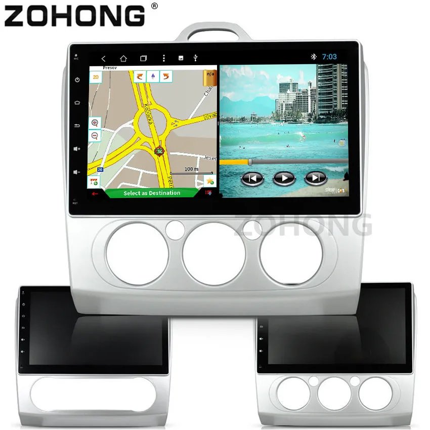

Split Screen PIP Octa 8 Core 2G+32Gb Android 8.1 Car GPS Navigation for Ford Focus 2 2004-2011 Auto Radio DVD player BT WIFI MAP