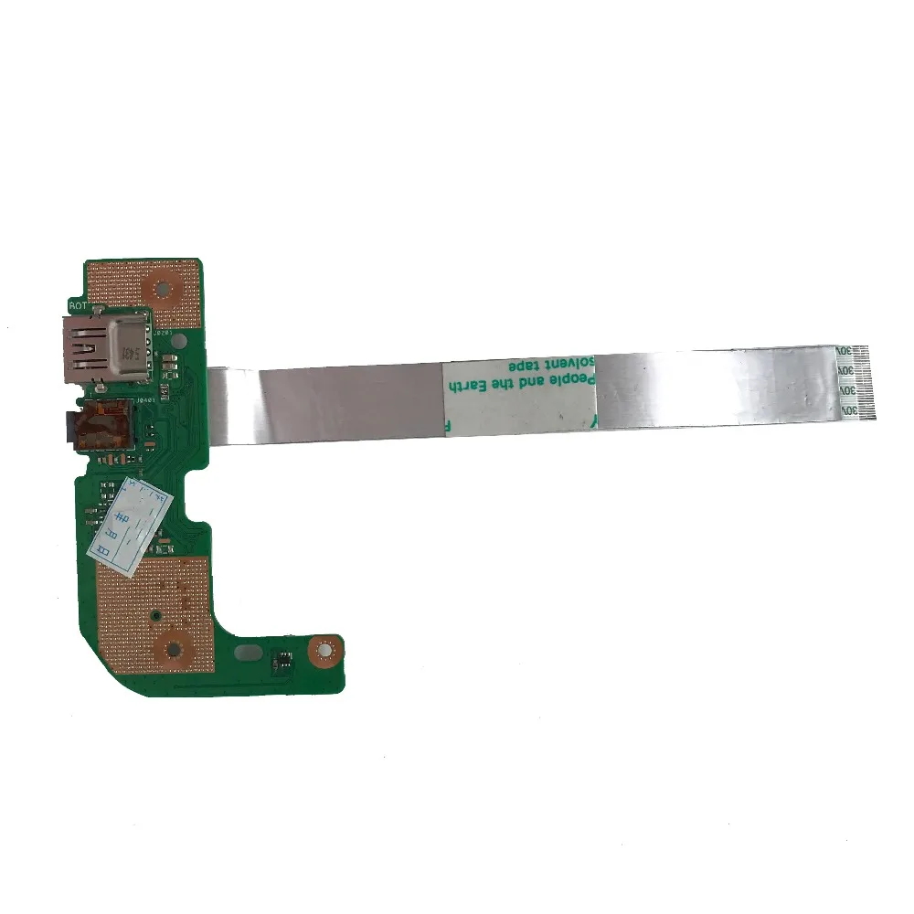 Reboto Original For ASUS X555 X555DG USB IO AUDIO CARD READER BOARD REV:2.0 With Cable MB 100% Tested Fast Ship