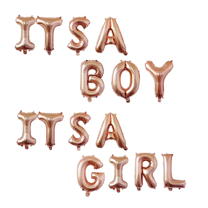 

Its A Boy It's A Girl Ballon for Gender Reveal Party Babyshower Decorations Party Supplies Baby Shower Birthday Balloon Banner