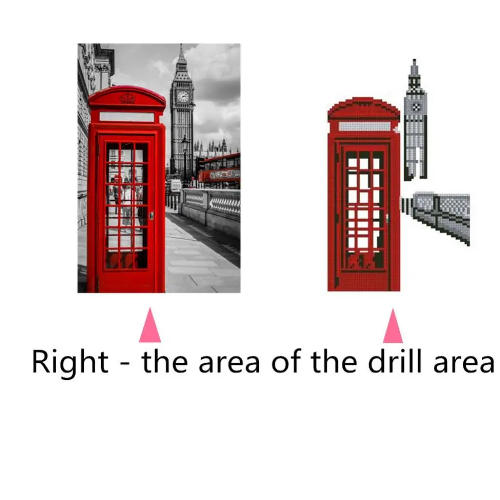 London Paris City DIY 5D Diamond Painting Embroidery DIY Paint By Number Kit Home Wall Decoration 