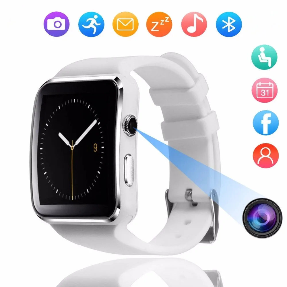 Топ Bluetooth Android Смарт часы с сенсорным экраном монитор сна для детей мужчин и
