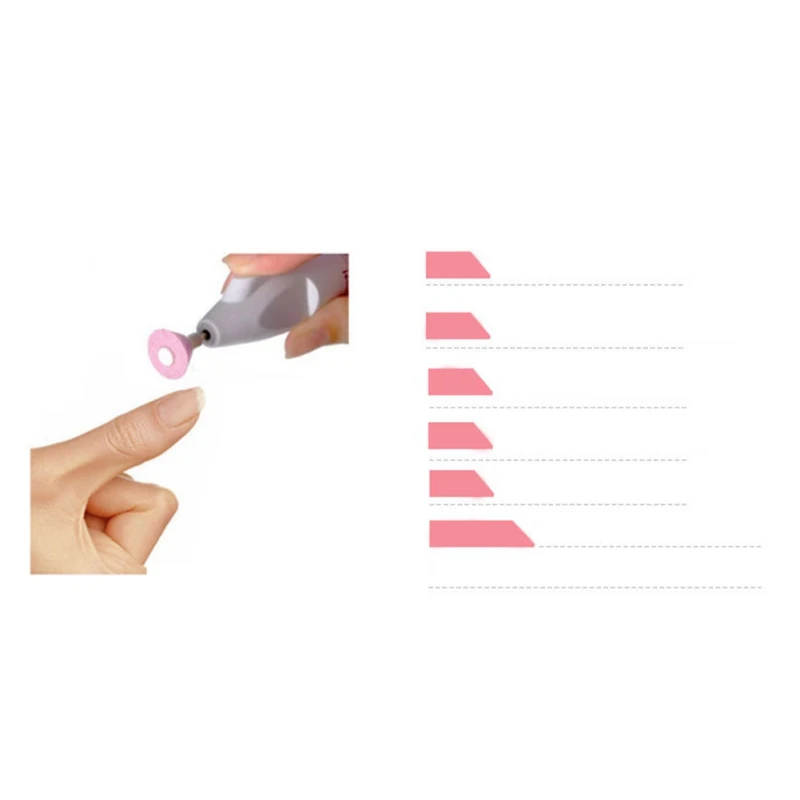 Electric Manicure Nail File Machine Mini Pen Type Portable Safety Feet Hand Nail Care Grinding Polish Device