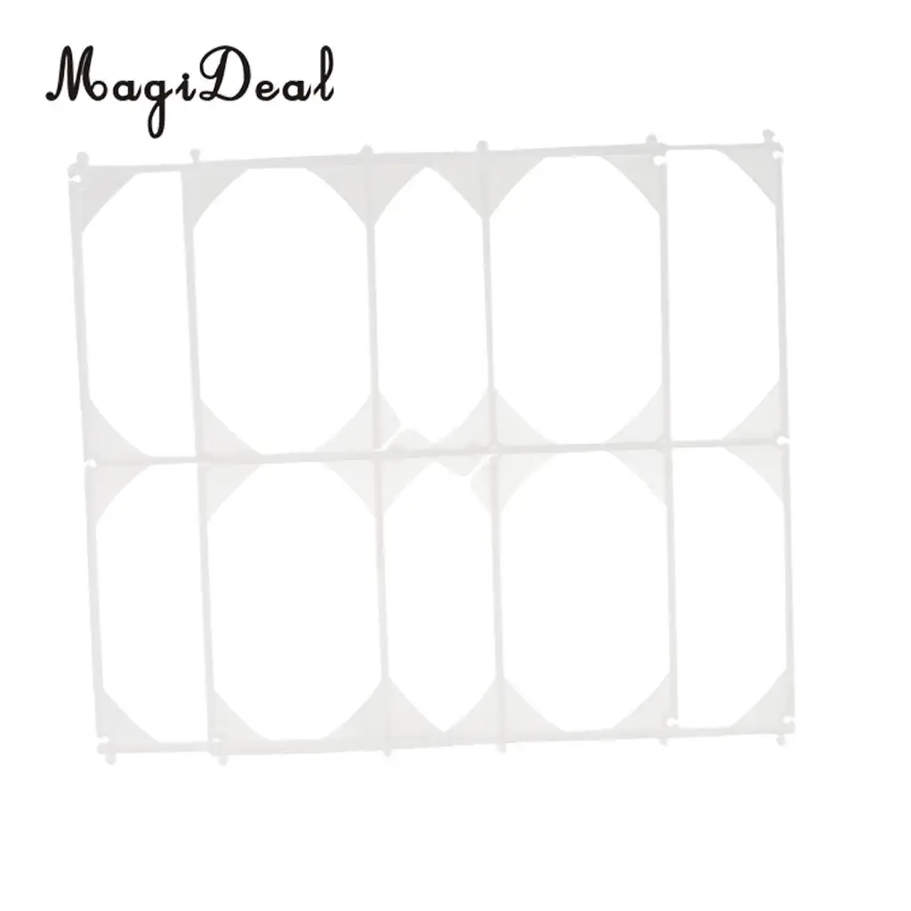 2pcs/Set Square Plastic Balloon Grids Frame 4 Grids Modeling Craft Wall Frame Wedding Birthday Christmas Party Supplier