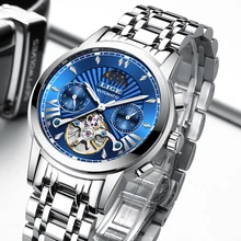 LIGE Mens Watches Top Luxury Brand Automatic Mechanical Watch Men Full Steel Business Waterproof Sport Watches Relogio Masculino relogio masculino mens watches top brand luxury automatic mechanical watch men full steel business waterproof sport watches 2019