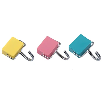 

Super Strong Iron Magnetic Seamless Hook Kitchen Refrigerator Powerful Magnet Hook Home Garden Home Storage Organization