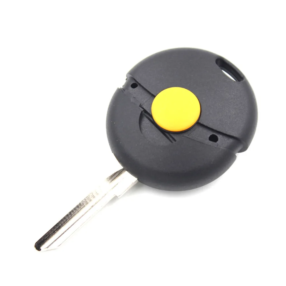 

1 Button Remote Keyless Car Key Shell Fit For Benz Smart 1998-2012 US Replacement Car Key Case Uncut Blade Flip Car Key Cover