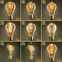 A19 Милая лампочка E27 накаливания Винтаж Edison светильник накаливания остается неизменным, если используется колба бытовой бар Кофе магазин платье для персонала гостиницы магазин Ретро Классический светильник лампочка