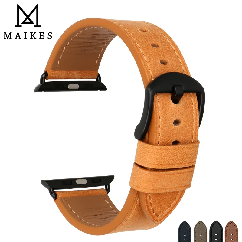 Аксессуары для часов Ремешок из натуральной кожи Apple Watch Band 44 мм 40 и 42 38 iwatch Series 1 2 3