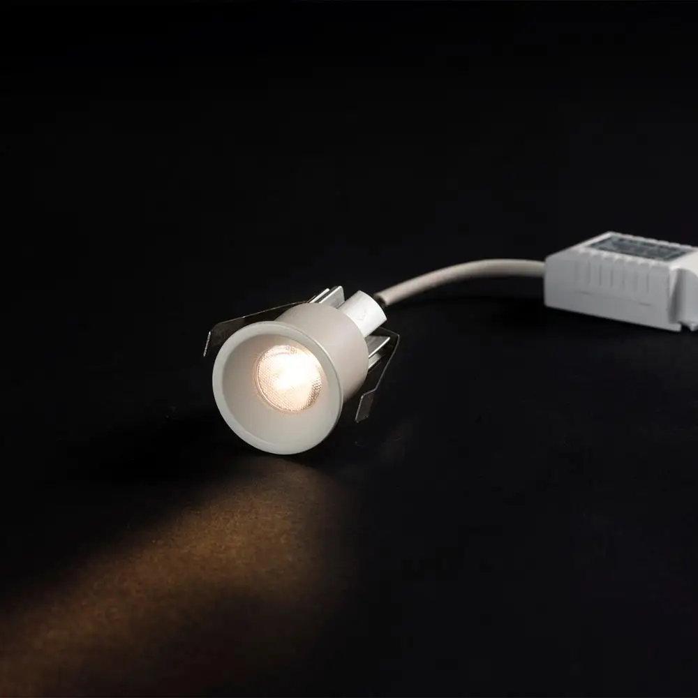 Anti-Glare Led Lighting DC12V 3W Round Mini Recessed Led Downlights