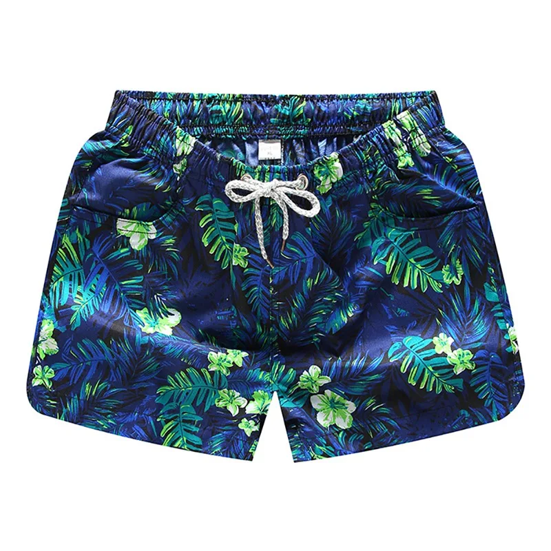 

Swimming Shorts Men Print Drawstring Loose Quick Drying Short Fifth Pants Beach Swimwear Surfing Swim Trunks Swimsuits