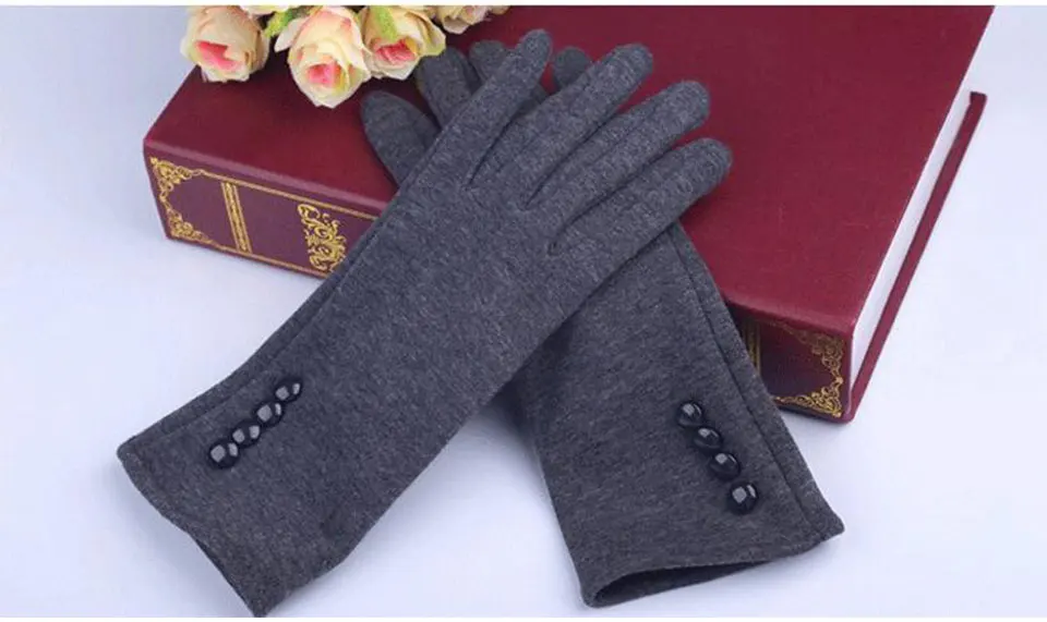 Модные женские перчатки женские зимние теплые перчатки с сенсорным экраном удобные бархатные перчатки рукавицы из кашемира женские