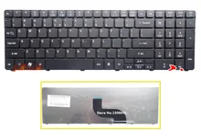 Новая Клавиатура США Для Acer Aspire 5740 5536 5536G 5738 5738 г 7735 7551 5336 5410 5252 5742 Г 5738Z 5742Z ноутбук Черная клавиатура