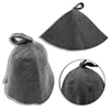 Wool Felt Sauna Hat Anti Heat Russian Banya Cap For Shower Bath House Head Protection ► Photo 3/6