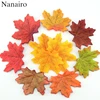 100Pcs Artificial Silk Maple Leaves For Home Wedding Party Decoration Scrapbooking Craft Multicolor Fall Vivid Fake Flower Leaf ► Photo 1/6