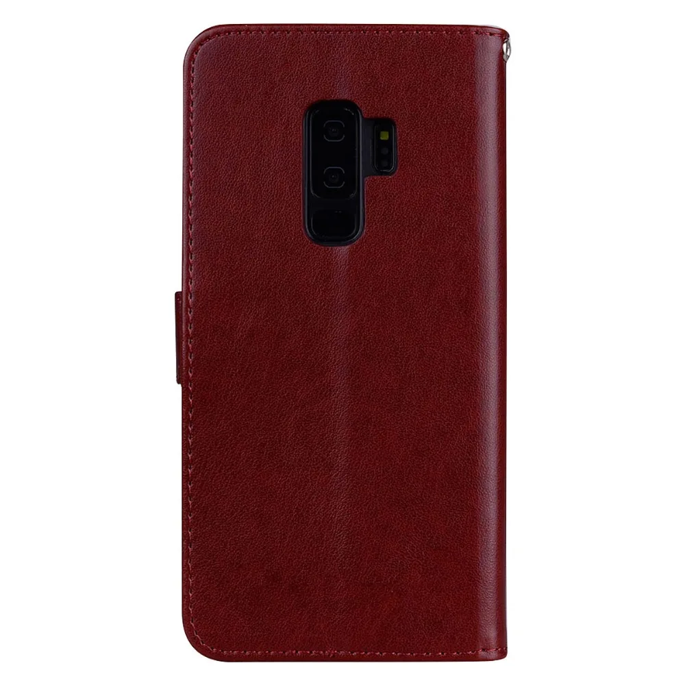 Флип чехол для Samsung Galaxy S9 G960 s9plus G965 S8 Plus s8plus G950 G955 S7 edge S6 S5 G900F S4 S3 i9300 чехлы из