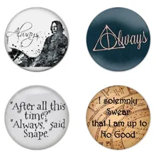 Hot sale 5pcs16mm20mm25mm Deathly Hallows Potter Snape Handmade Photo Glass Drop Style Cabochons Jewelry Accessories