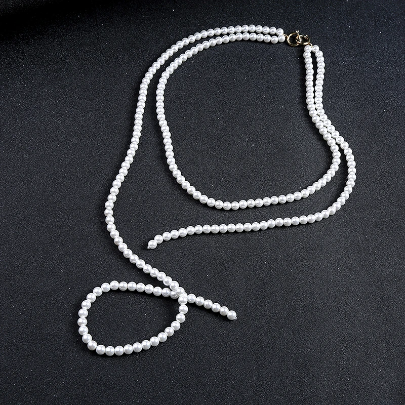 Wedding Dress Fashion Jewelry Luxury Simulated Pearl Acrylic Choker Necklace Charming Gift Statement Accessories Wedding Dress Fashion Jewelry Luxury Simulated Pearl Acrylic Choker Necklace Charming Gift Statement Accessories