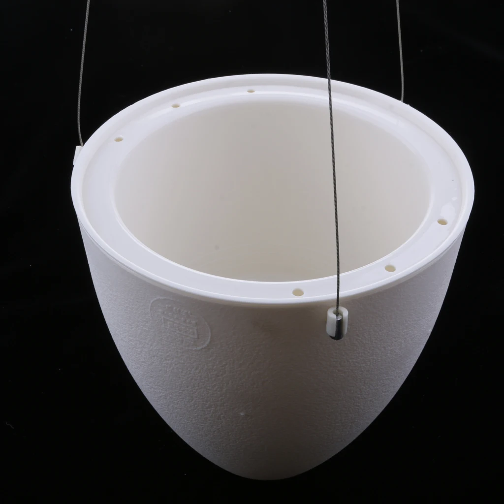 Hanging Plastic Self - Watering Flower Pot Succulent Pot With Chain Hook Flower Pots for Home Furnishing Decoration