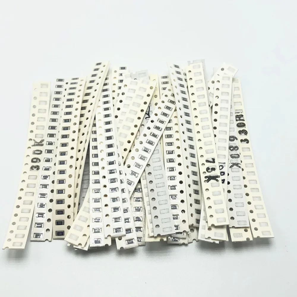 0805 SMD resistencia Kit surtido 1ohm-1M ohm 1% 33 valoresx 20 piezas = 660 piezas Kit de Muestra 0805 SMD resistencia Kit surtido 1ohm-1M ohm 1% 33 valoresx 20 piezas = 660 piezas Kit de Muestra