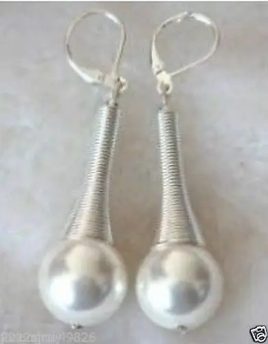 

FREE SHIPPING HOT sell new Style >>>> Genuine White shell Pearl Earring