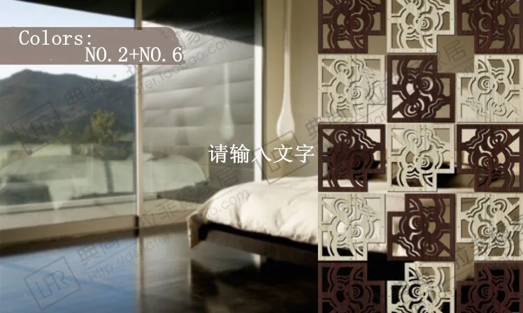 Простой Современный Стильный гостиная настенный простой экран полые спальни комнаты вход от виниловые наклейки для магазина одежды занавес