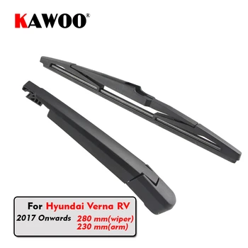 

KAWOO Car Rear Wiper Blades Back Window Wipers Arm For Hyundai Verna RV Hatchback (2017 Onwards) 280mm Auto Windscreen Blade