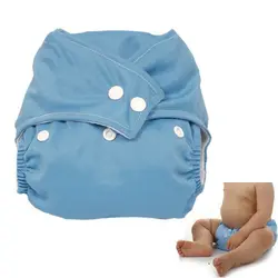 ABWE Новый 20 см x 18 см x 10 см синий Пресс кнопки регулировки моющиеся детские подгузники Подгузники