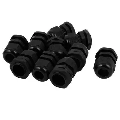 

PG13.5 Waterproof 6-12mm Dia Cord Grip Cable Glands Connectors 10pcs