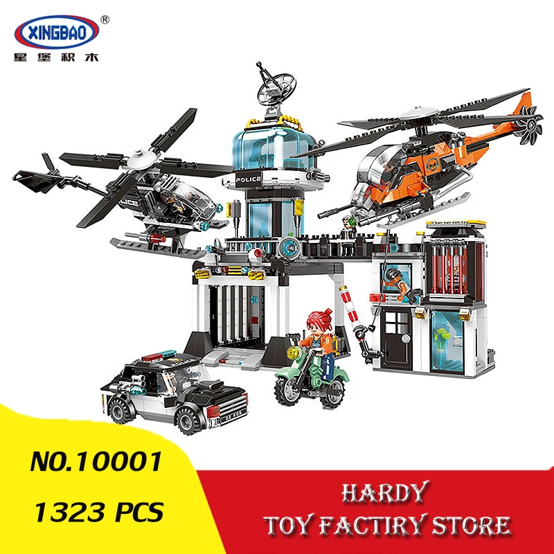 

Xingbao 10001 Urban Series Operational Command Headquarters Children Assemble Particle Toys Blocks